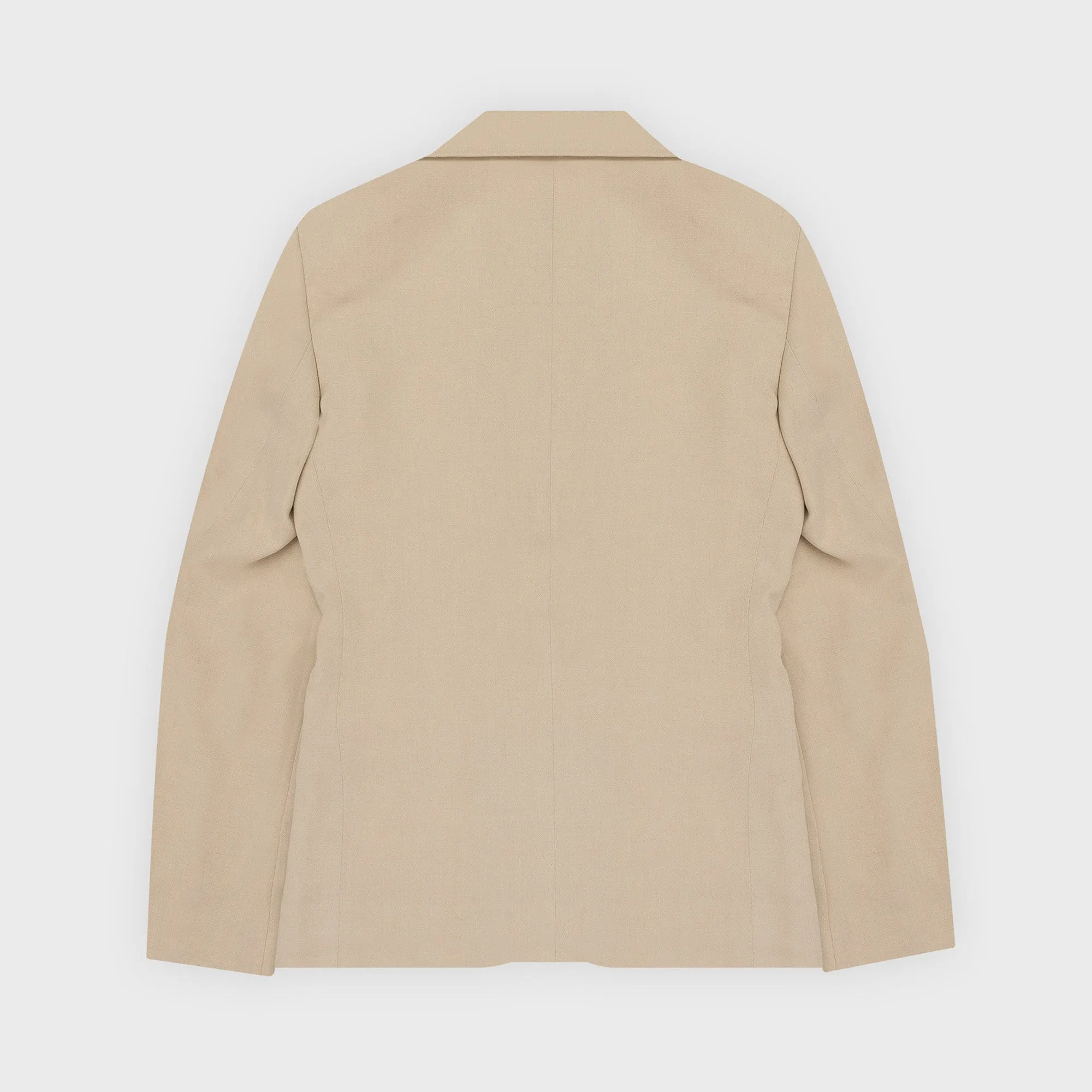 Synth Single Breasted Blazer - Sand