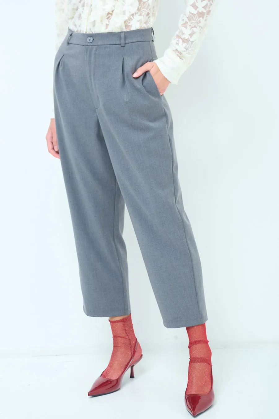 Tailored cropped trousers wholesale