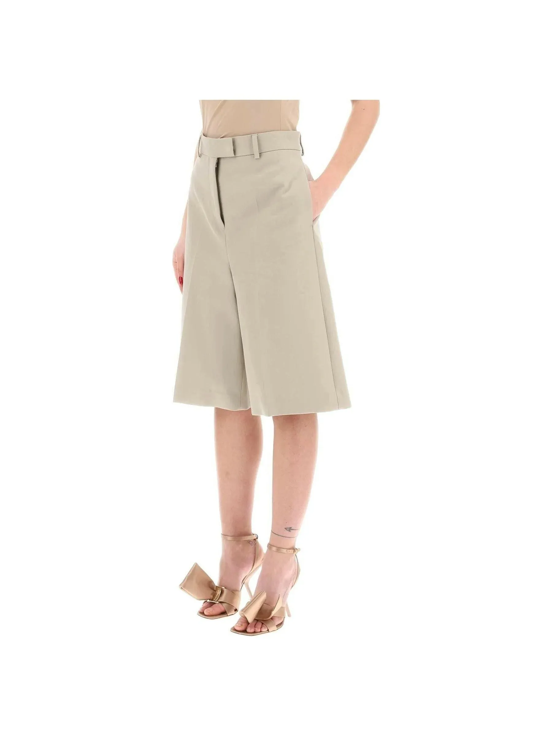 Tailored Gabardine Shorts