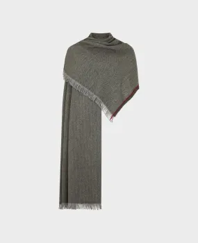 Talisker Herringbone Cashmere Scarf