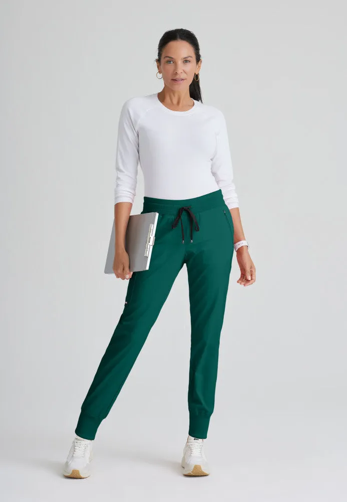 Tall Eden 5-Pocket Mid-Rise Jogger Scrub Pant