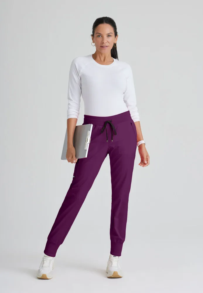 Tall Eden 5-Pocket Mid-Rise Jogger Scrub Pant