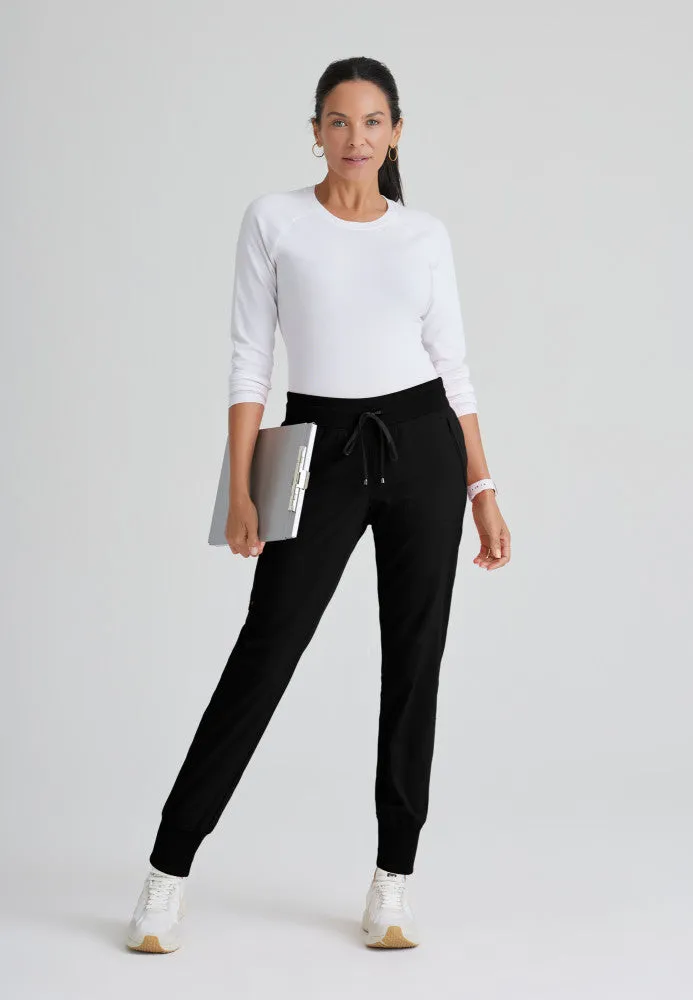 Tall Eden 5-Pocket Mid-Rise Jogger Scrub Pant
