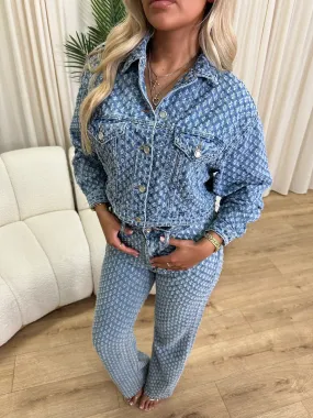 Tamia distressed denim jackets