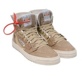 Tan Beige Cream 3.0 Off Court High Top Sneakers