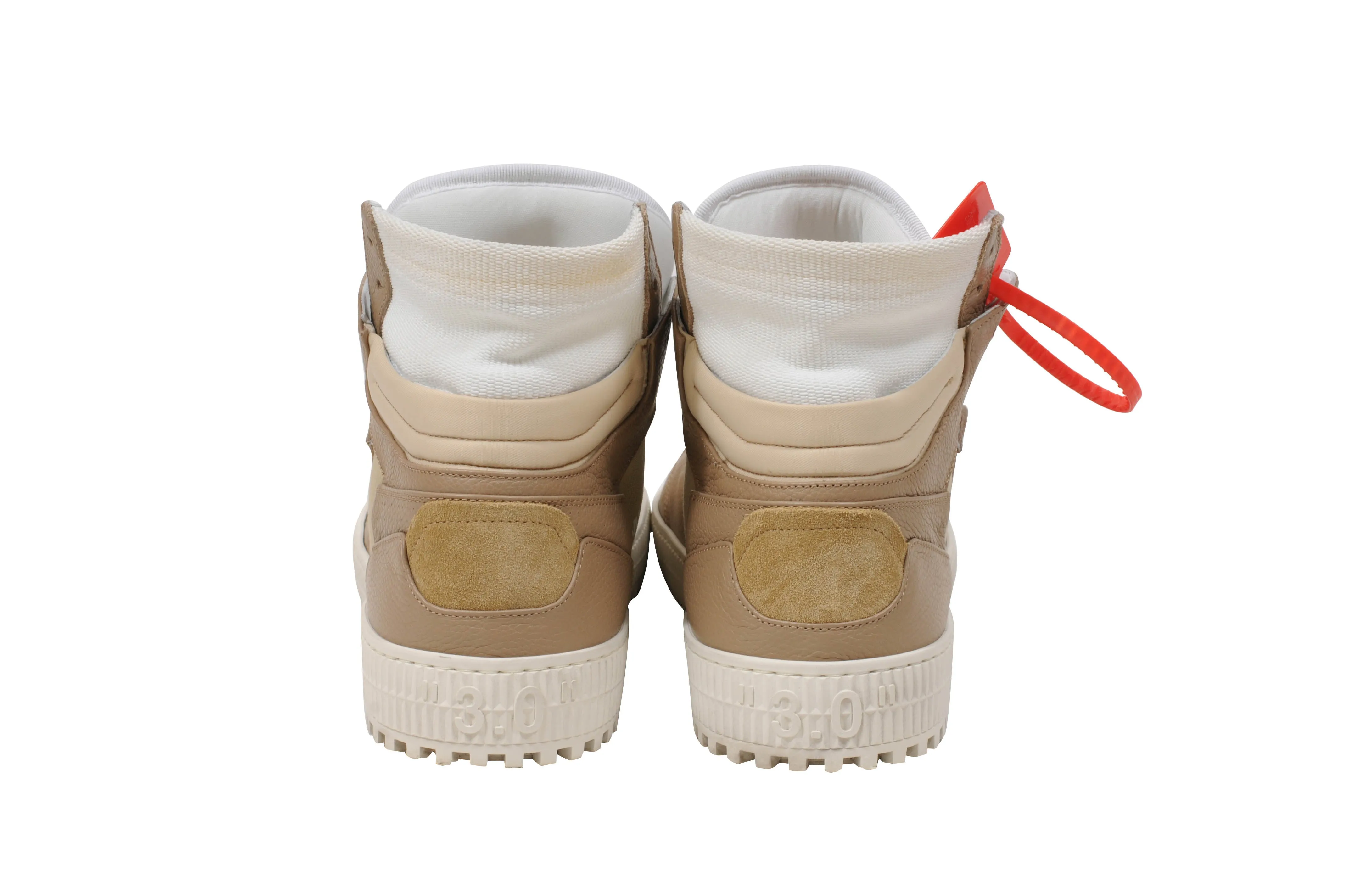 Tan Beige Cream 3.0 Off Court High Top Sneakers