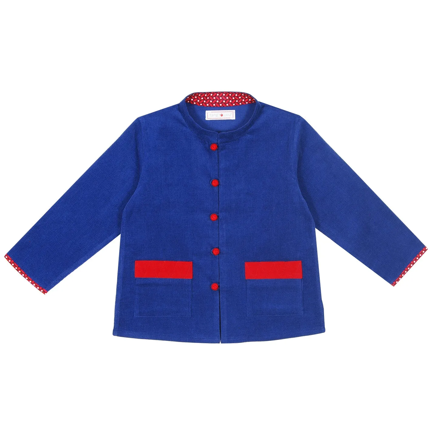Tang' Roulou Outerwear Blue with Pocket