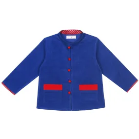 Tang' Roulou Outerwear Blue with Pocket