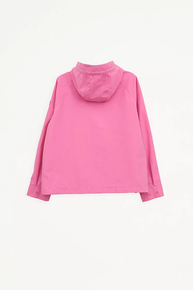 Tantä Dhuda Pink Cosmos Short Raincoat