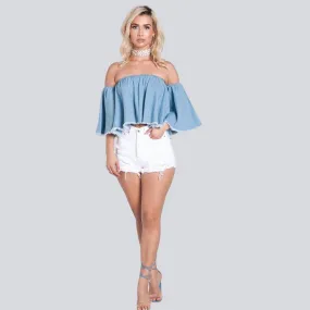 Tassel Denim Shorts