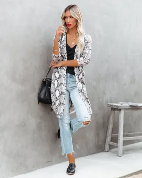 TastyHottie - Charmer Snake Print Cardigan
