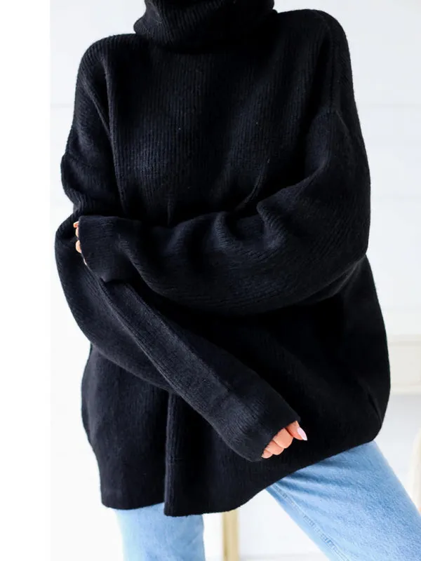 TastyHottie - Women's turtleneck loose warm sweater