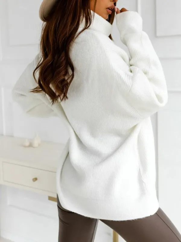 TastyHottie - Women's turtleneck loose warm sweater