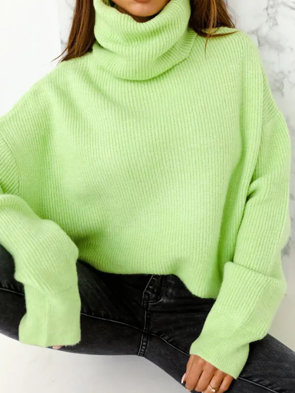 TastyHottie - Women's turtleneck loose warm sweater