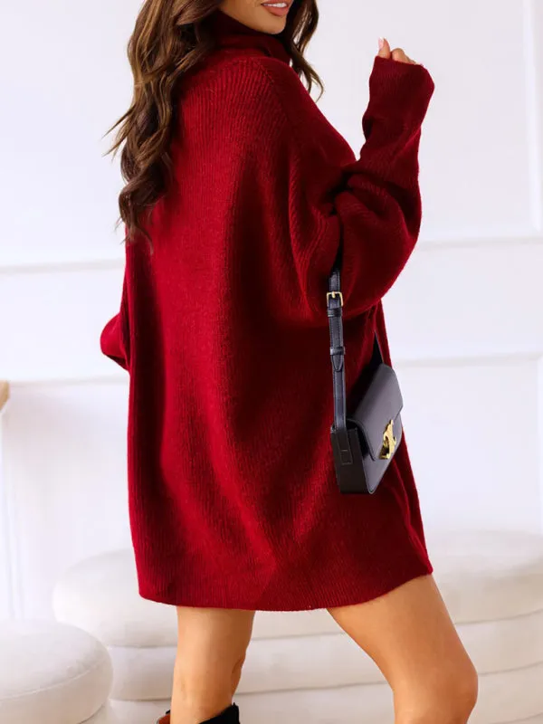 TastyHottie - Women's turtleneck loose warm sweater