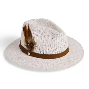 Tatton Ladies Fedora - White by Failsworth