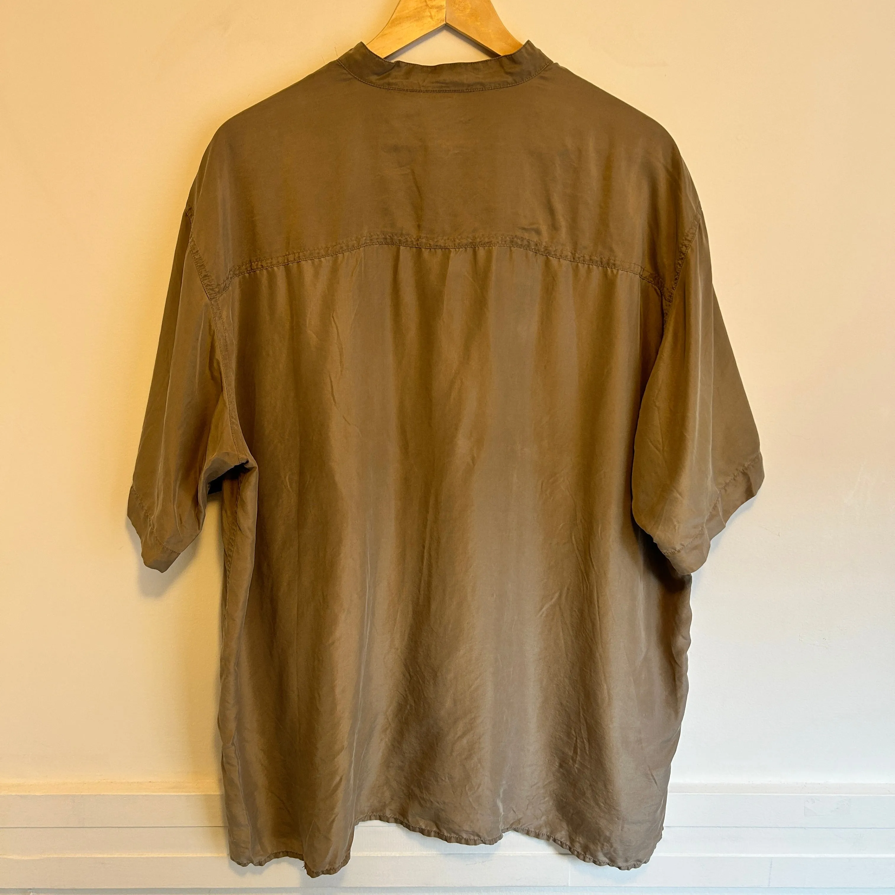 Taupe Button Up | 2XL