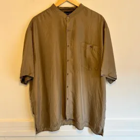 Taupe Button Up | 2XL