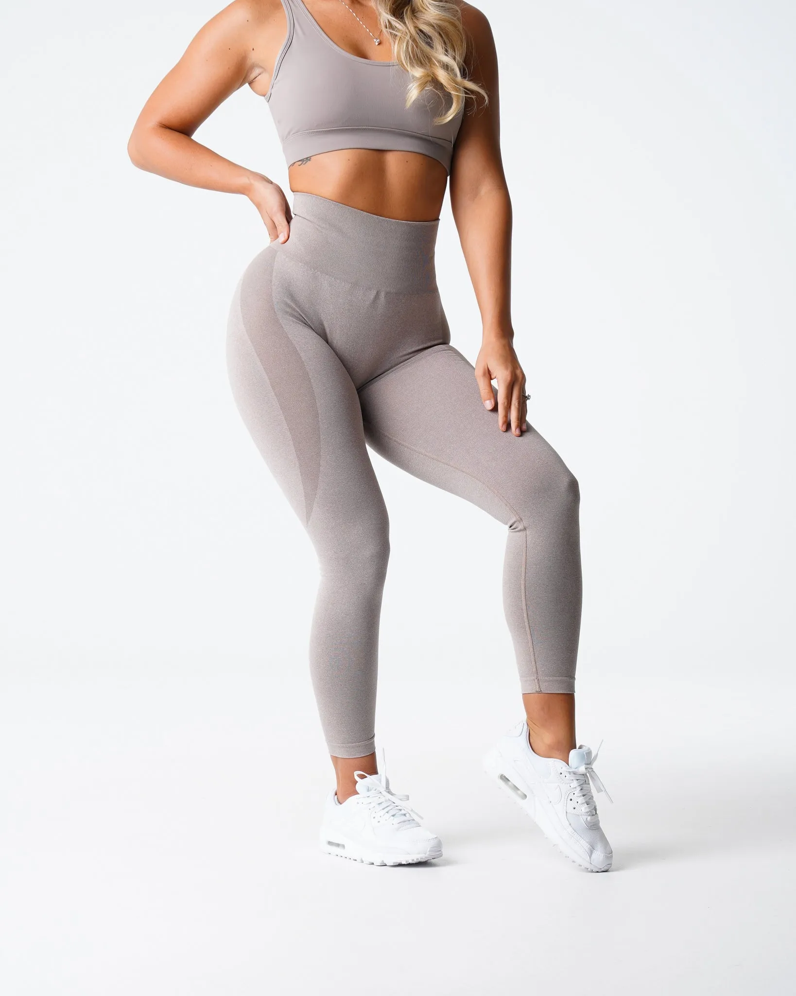 Taupe Contour Seamless Leggings