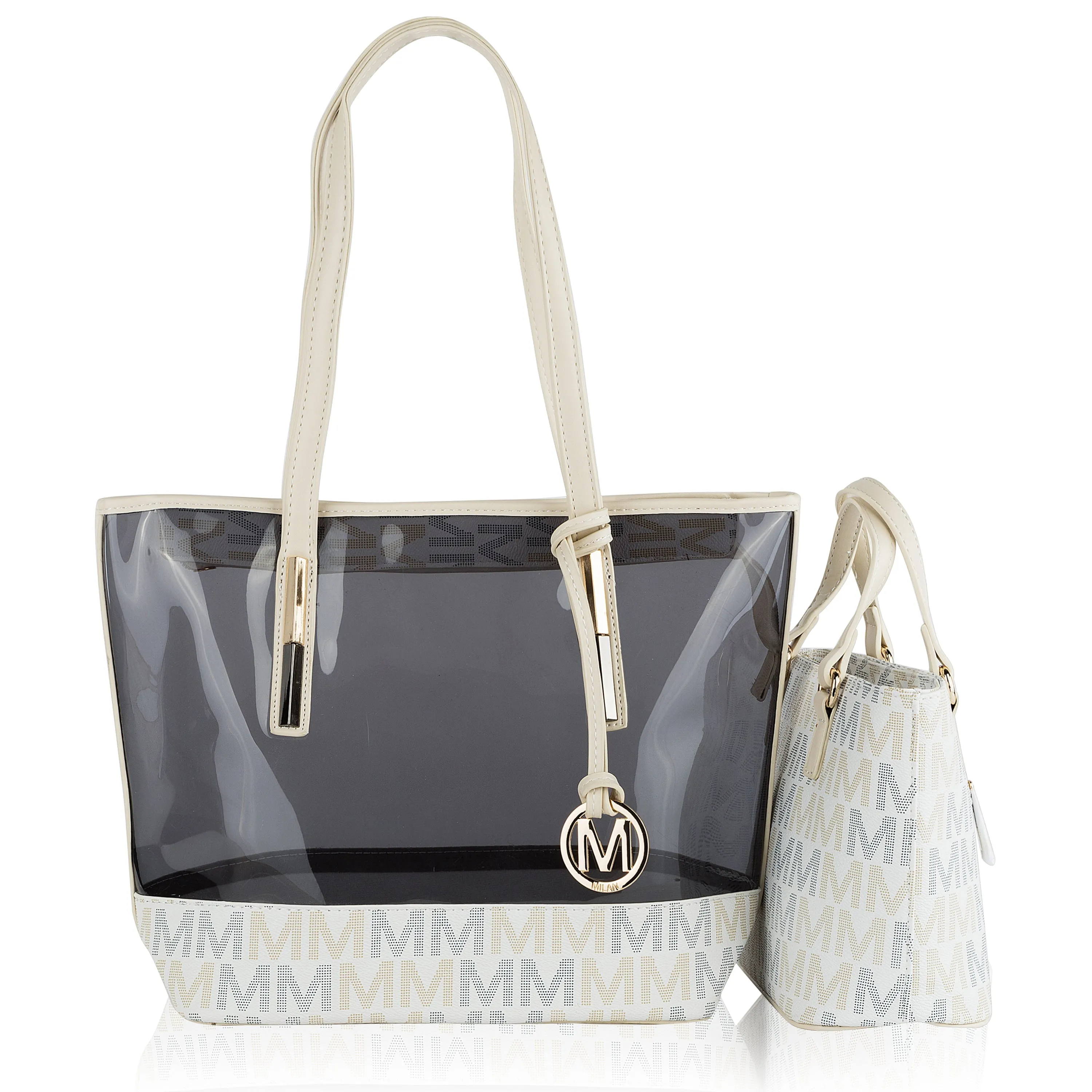 Tayla Signature Tote Bag and Mini Tote Set