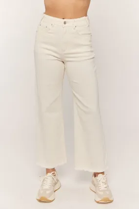 Teagan Cropped Wide Leg Jean