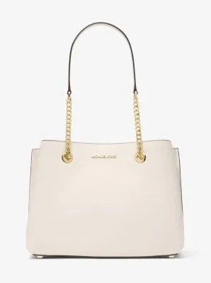 Teagan Large Pebbled Leather Shoulder Bag