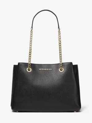 Teagan Large Pebbled Leather Shoulder Bag
