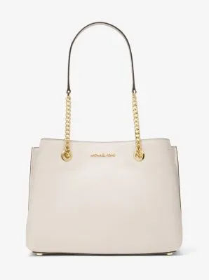 Teagan Large Pebbled Leather Shoulder Bag