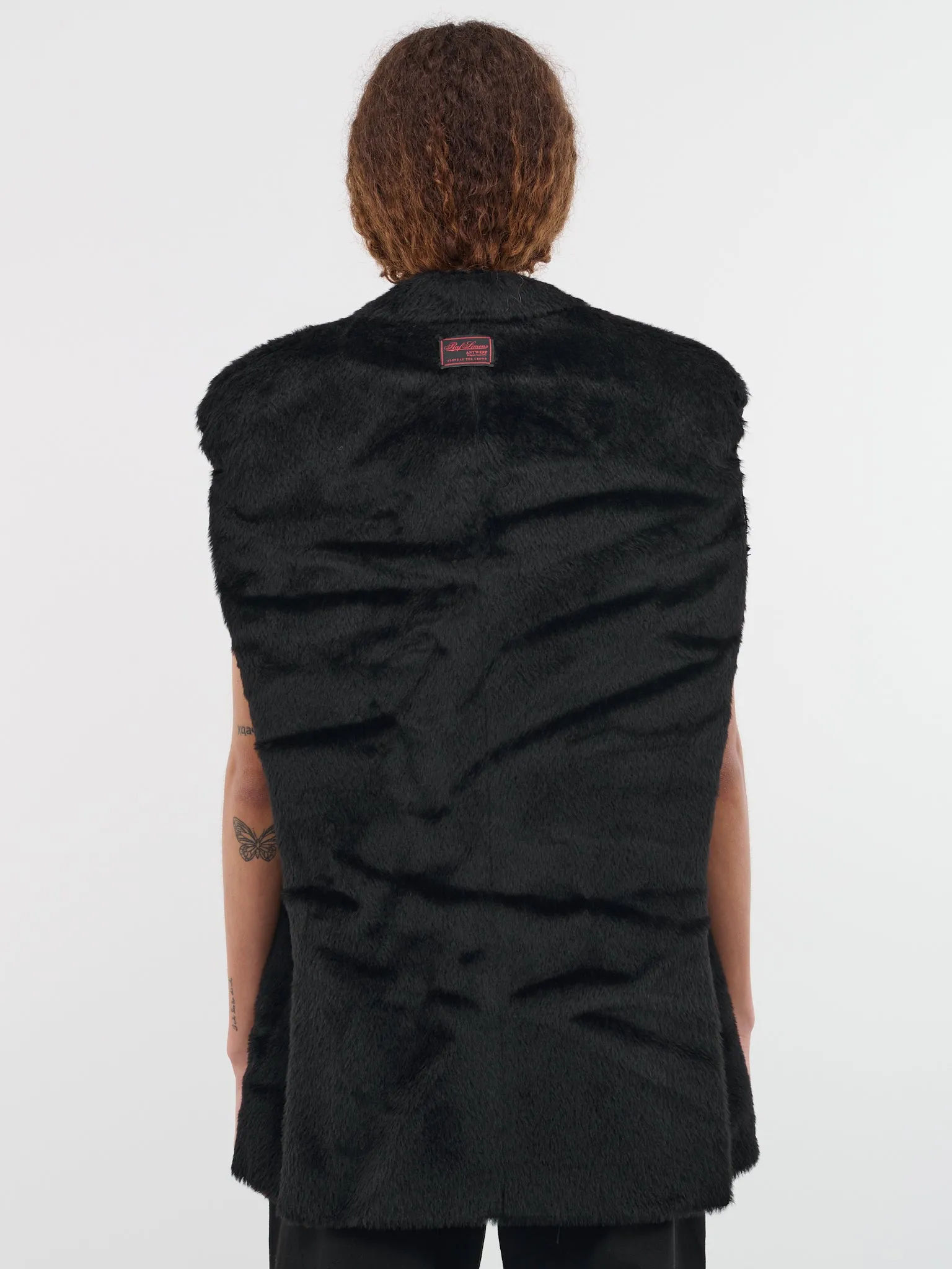 Teddy Blazer Vest (231-517-20005-0099-BLACK)