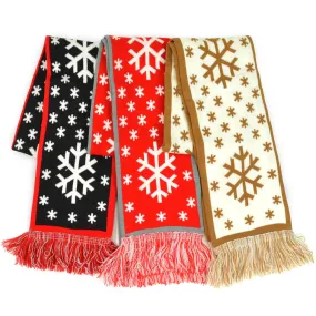 TeeHee Socks Women's Winter Double Layer Acrylic Scarves 3-Pack (12270)