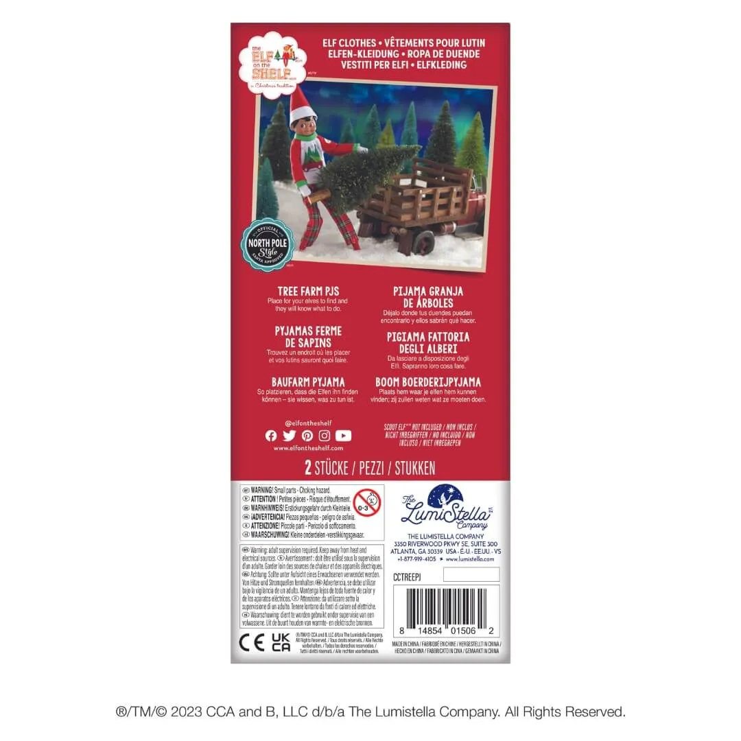 The Elf on the Shelf® Claus Couture Collection® Tree Farm PJs
