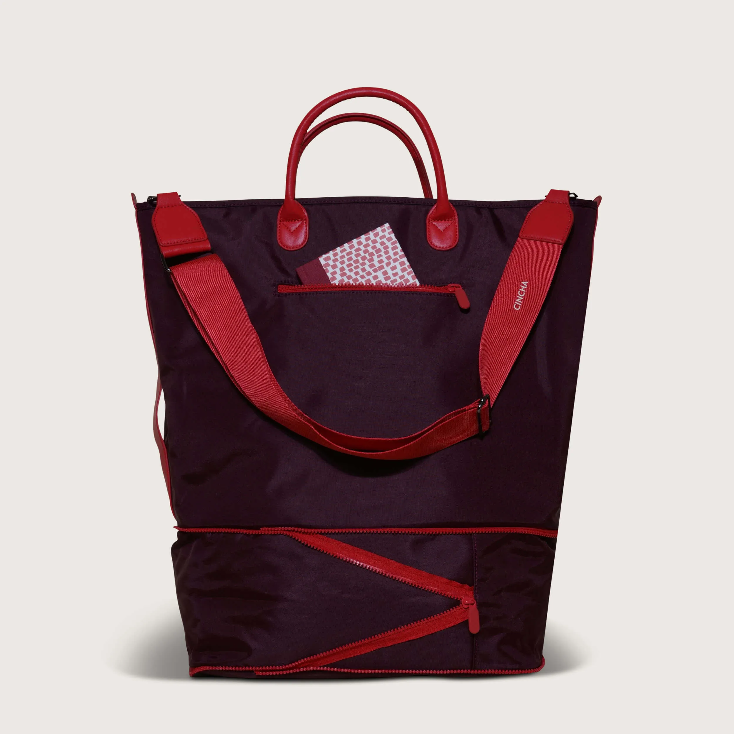 The Expandable Tote - Merlot
