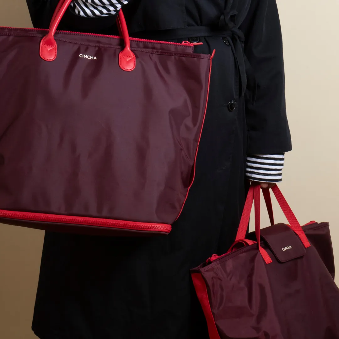 The Expandable Tote - Merlot
