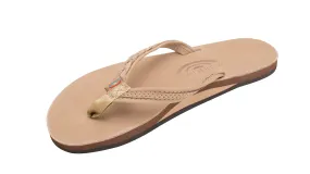 The Madison – Single Layer Arch Support with a Braid on a 1/2" Narrow Rolled Strap