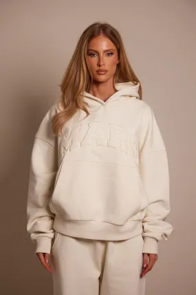 The Mars Varsity Hoodie - Cream
