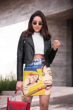 The Nature Pencil Skirt