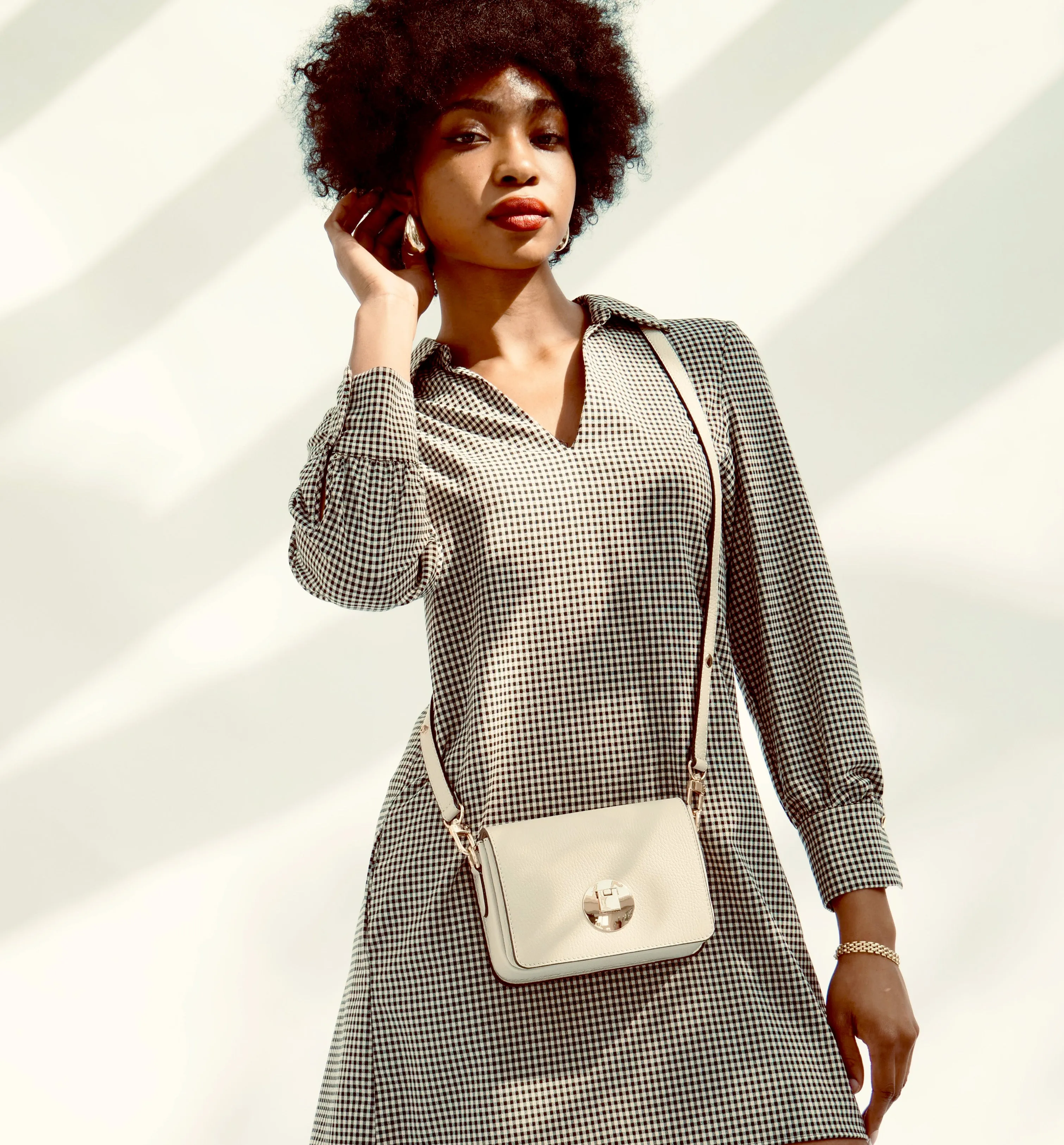 The Newbury Stone Leather Bag
