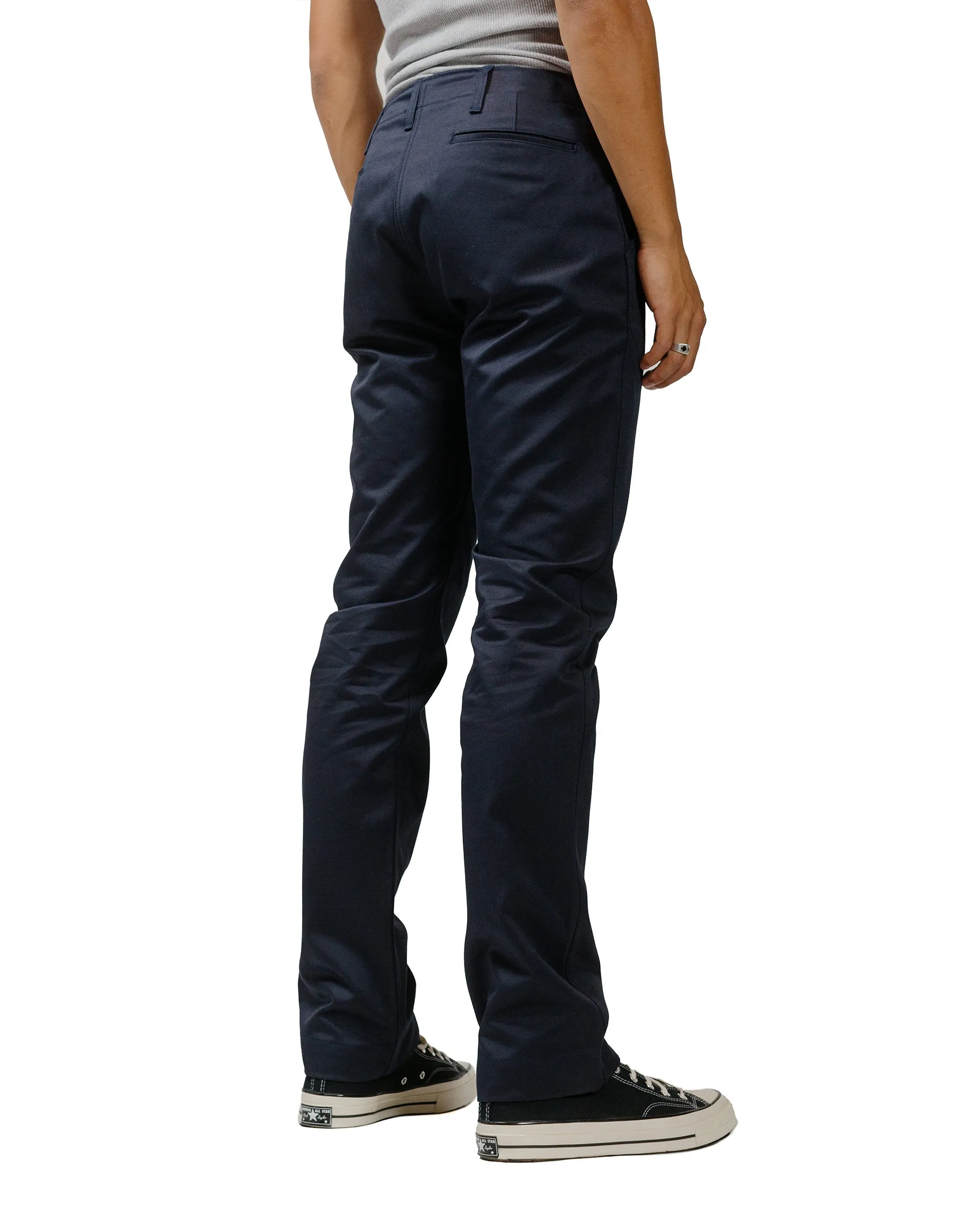 The Real McCoy's MP19010 Blue Seal Chino Trousers Navy
