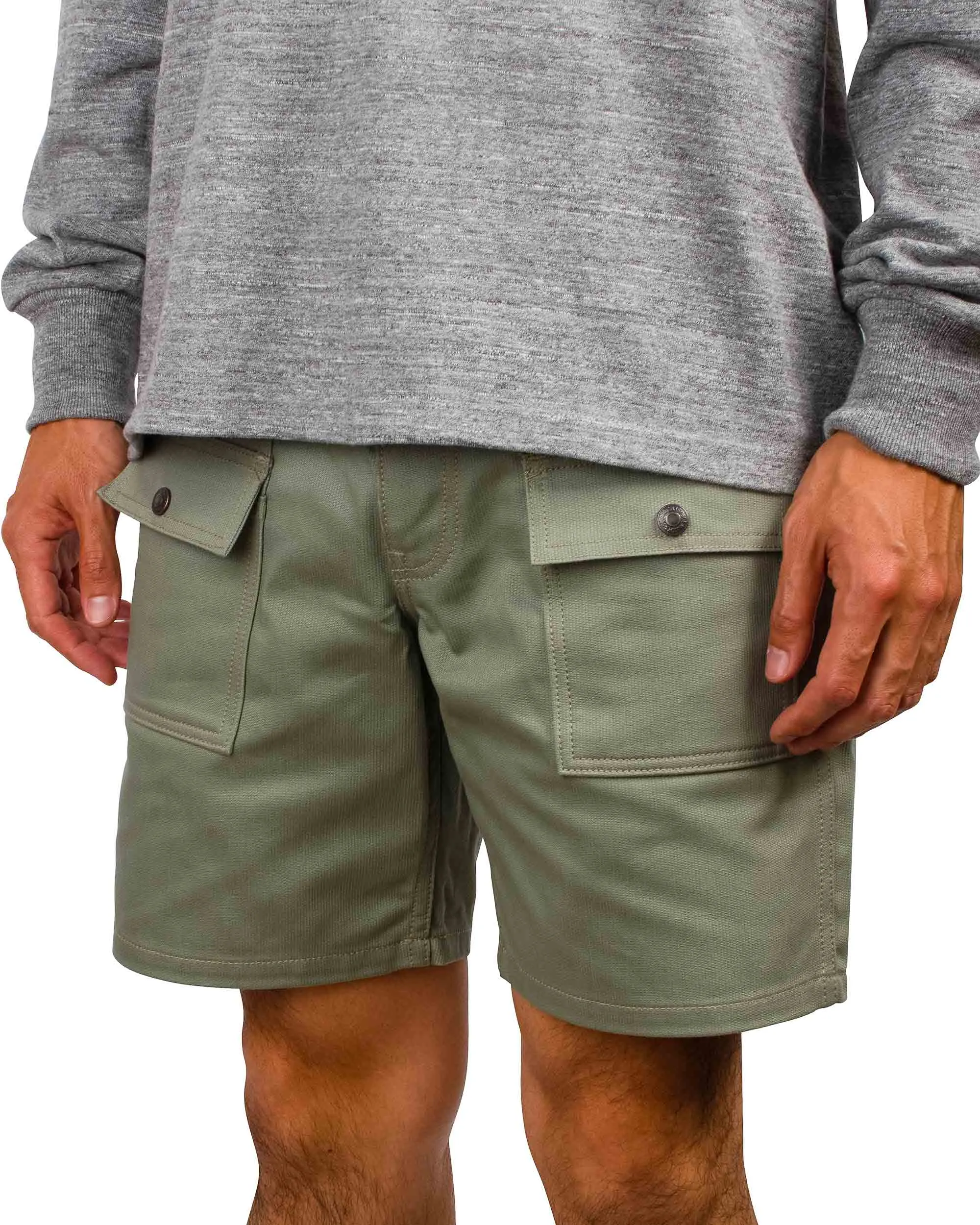 The Real McCoy's MP22013 Outdoor Utility Shorts / Pique Sage