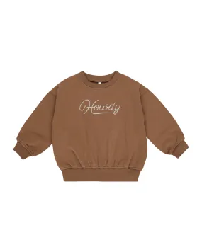 The Relaxed Sweatshirt by Rylee   Cru - Howdy - BABY