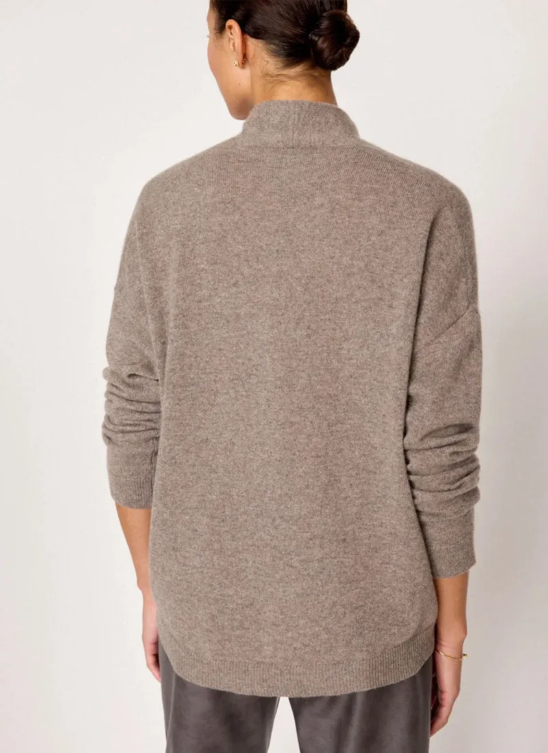 The Siena Wrap Neck Pullover