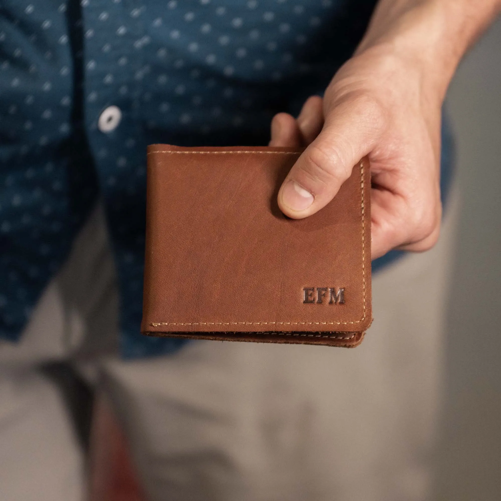 The Slim Dixie Fine Leather BiFold Wallet