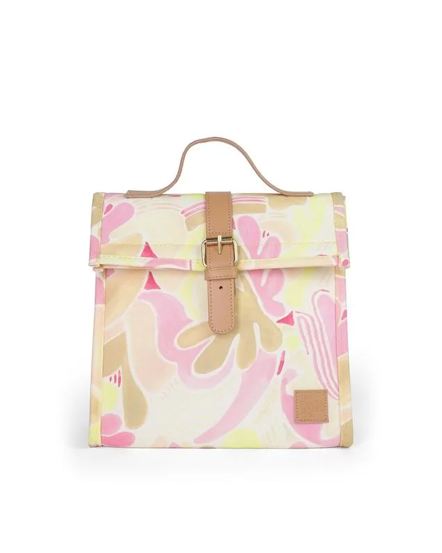 The Somewhere Co Golden Girl Lunch Satchel w/ Shoulder Strap