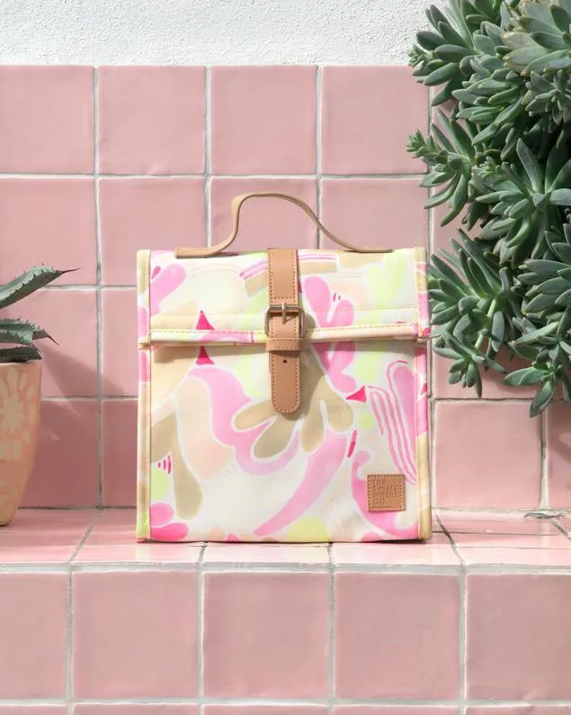 The Somewhere Co Golden Girl Lunch Satchel w/ Shoulder Strap