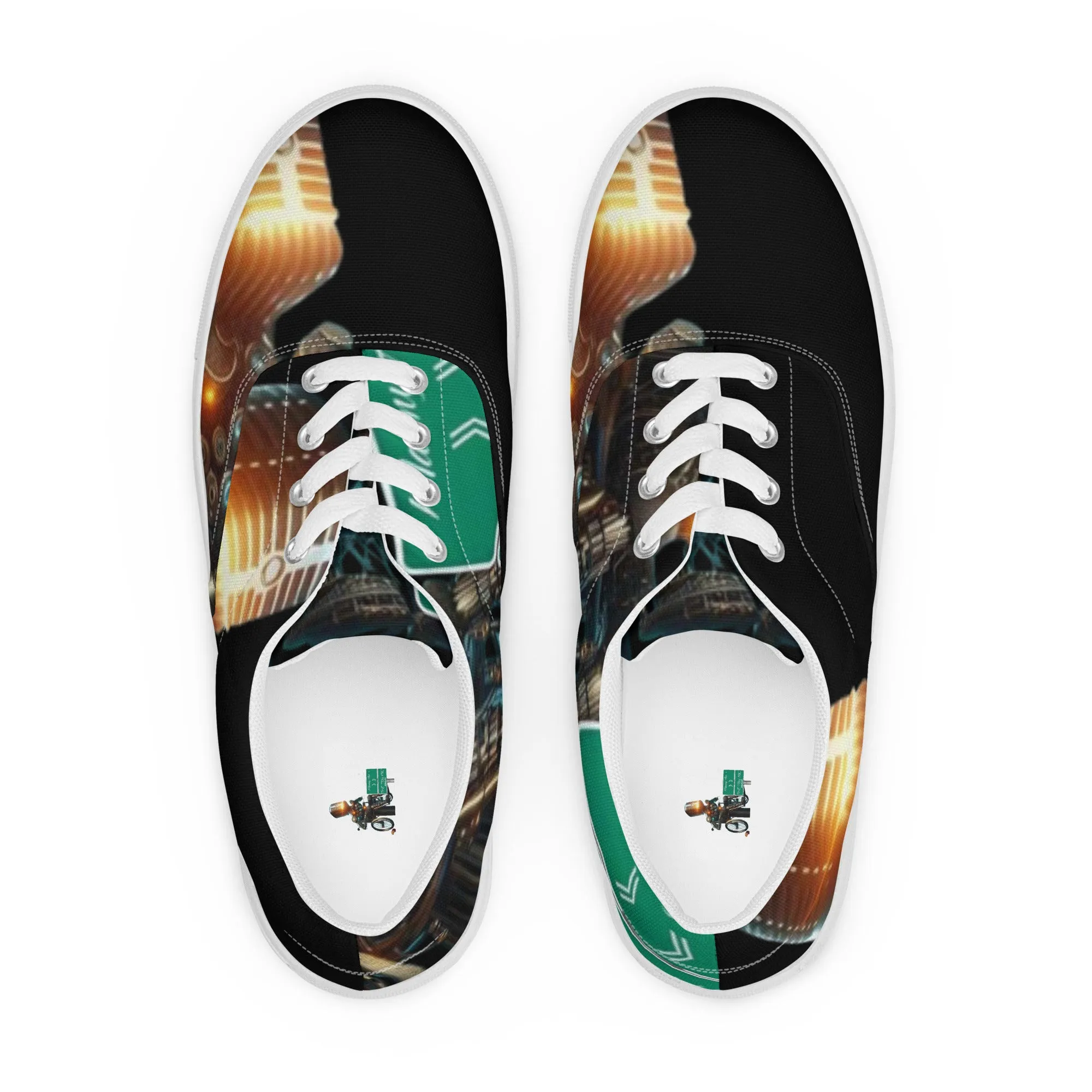 THE TRU MC BRAND Men’s lace-up canvas shoes