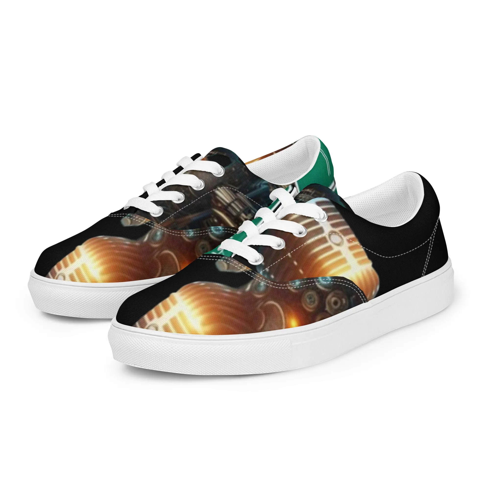 THE TRU MC BRAND Men’s lace-up canvas shoes