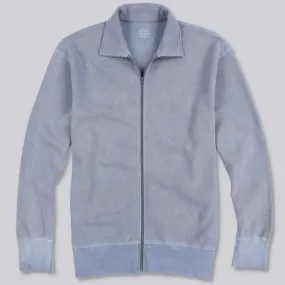 Thermal Pointelle Zip Cardigan (Air Force)