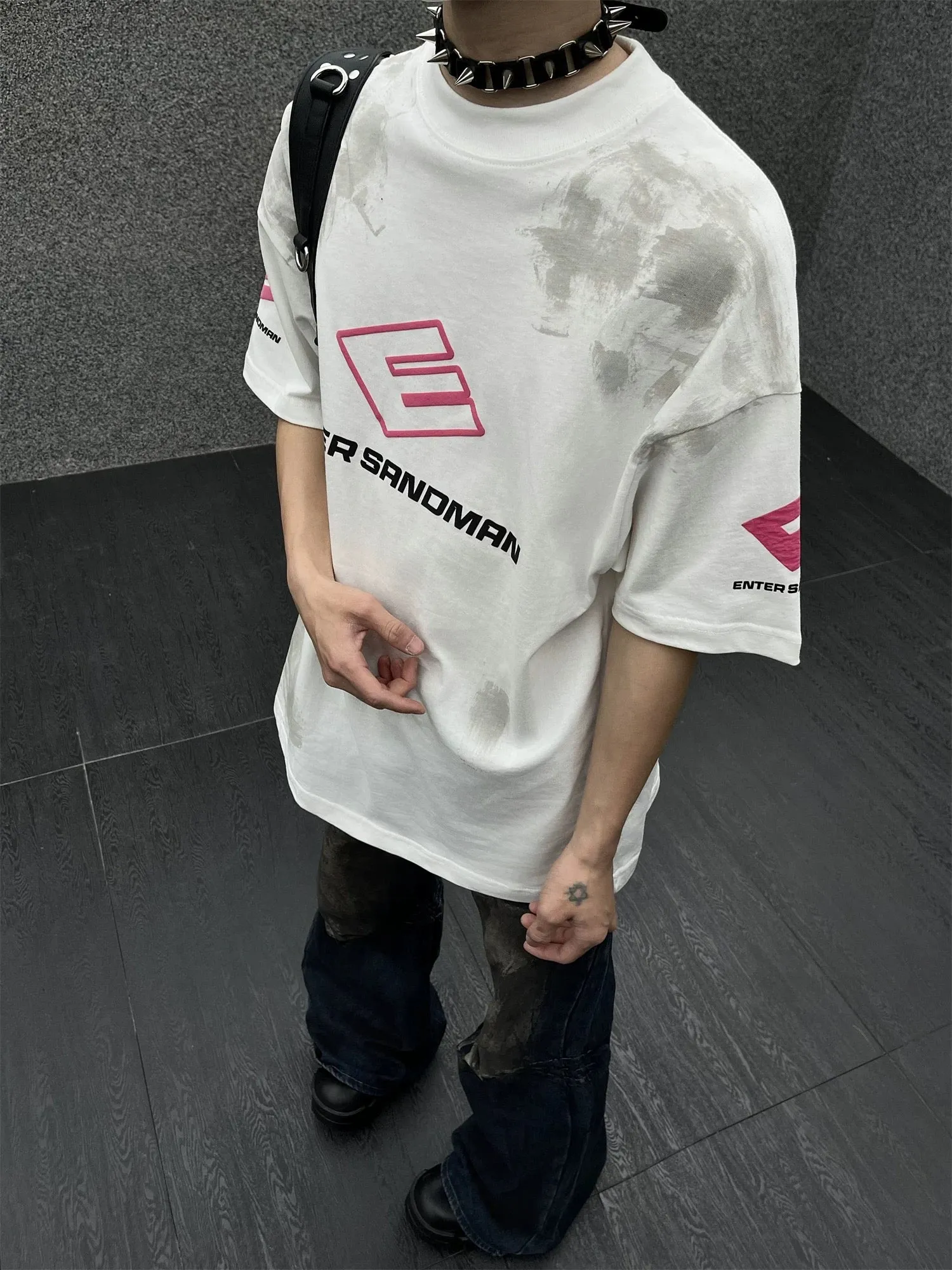 Thesupermade High Street Hip Hop Print T-shirt
