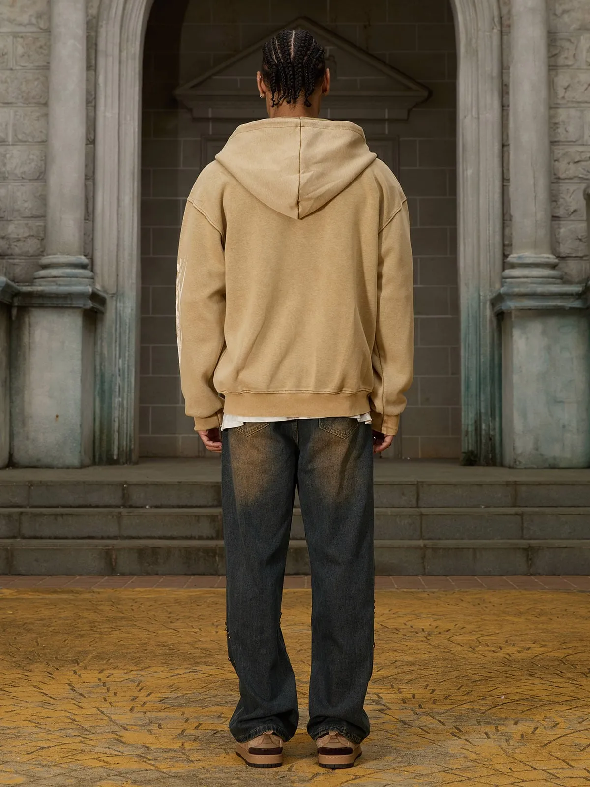 Thesupermade Racing Zip Up Hoodie