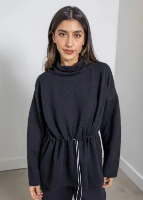 THML Sandra Cowl Neck- BK